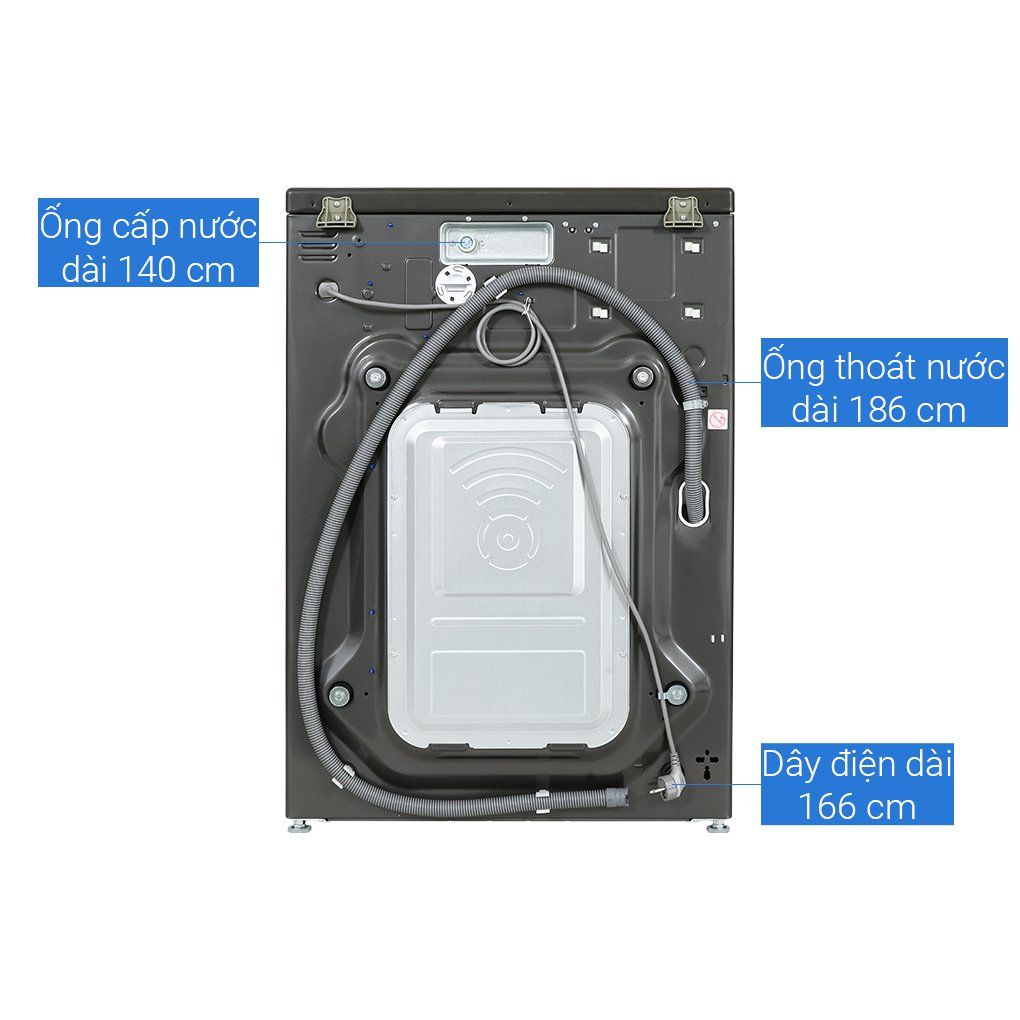 Máy Giặt Sấy Lồng Ngang LG AI DD Inverter giặt 21 kg - sấy 12 kg F2721HVRB