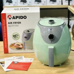 Nồi chiên không dầu 4L Rapido RAF-4.0M3 - Vỉ chiên bằng hợp kim nhôm phủ chống dính