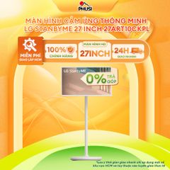 Màn hình cảm ứng thông minh LG StanbyME 27 inch 27ART10CKPL, Thiết kế không dây, Hệ điều hành webOS 6.0