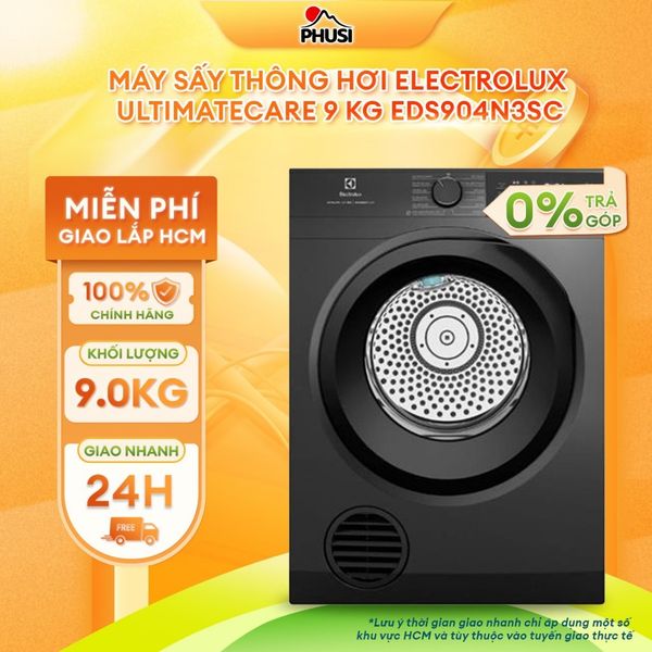 Máy sấy thông hơi Electrolux UltimateCare 9 kg EDS904N3SC