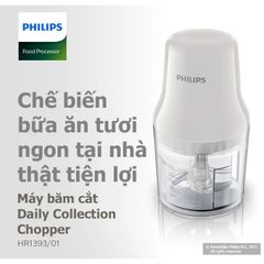 Máy xay thịt PHILIPS HR1393 /00 0.7L - Hàng Chính Hãng