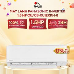 Máy lạnh Panasonic Inverter 1.5 HP CU/CS-XU12XKH-8