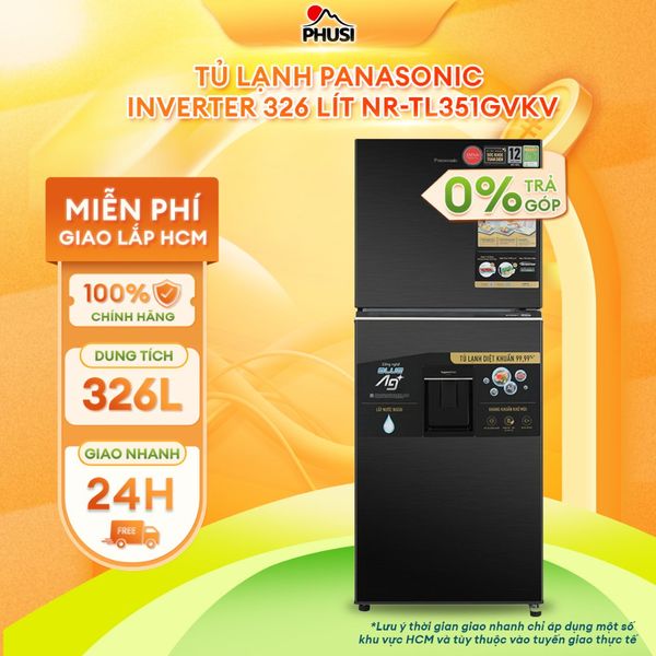 Tủ lạnh Panasonic Inverter 326 lít NR-TL351GVKV