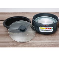 Nồi Lẩu điện FAST COOKING Supor HFK26EVN-130 Công suất 1300W, bảng điều khiển nút gạt, lòng nồi chống dính