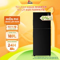 Tủ lạnh Aqua Inverter 189 lít AQR-T220FA(FB) -