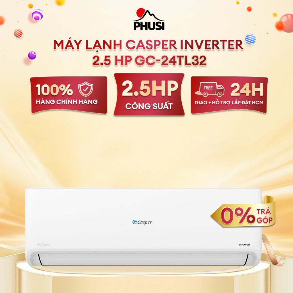 Máy lạnh Casper Inverter 2.5 HP GC-24TL32