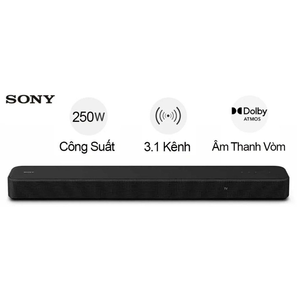 Loa Thanh Sony HT-S2000//C SP1 Âm thanh vòm 3.1 kênh với 2 loa sub