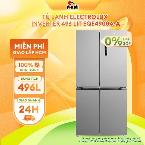 EQE4900A-A/ EQE4960A-B Tủ lạnh 4 Cửa Electrolux Inverter 496/492L