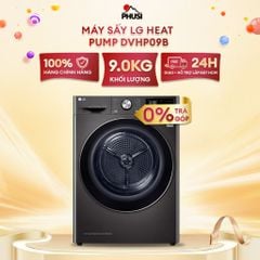 Máy Sấy Bơm Nhiệt Lồng Ngang LG Inverter 9 Kg DVHP09B.BBLPEVN