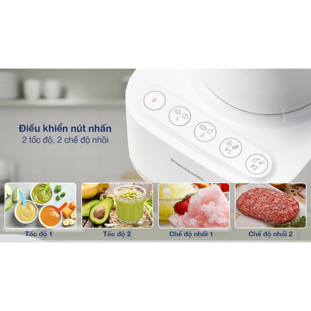 [MX-MP5151WRA] Máy Xay Sinh Tố Panasonic MX-MP5151WRA Màu Trắng - Chính Hãng, Mới, Full Box