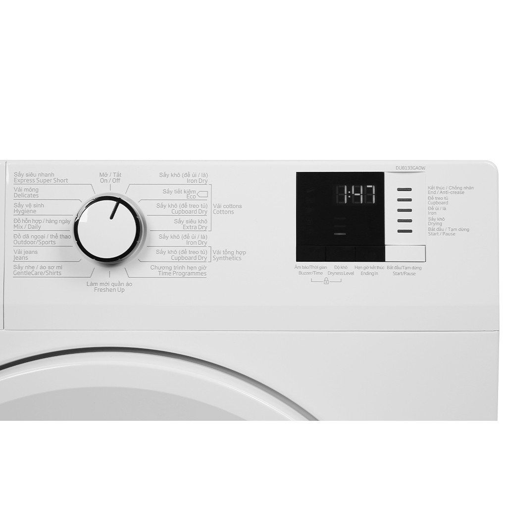 Máy Sấy Ngưng Tụ Lồng Ngang Beko 8kg DU8133GA0W