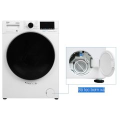 Máy Giặt Lồng Ngang Beko Inverter 8 kg WCV10649XWST - [MIỄN PHÍ VẬN CHUYỂN - LẮP ĐẶT]