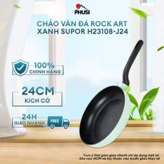 Chảo Vân Đá Rock Art Xanh, Dùng Cho Bếp Từ Supor H23108-J24