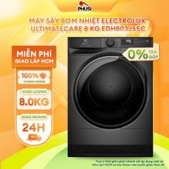 Máy Sấy Bơm Nhiệt Lồng Ngang Electrolux UltimateCare 8 kg EDH803J5SC