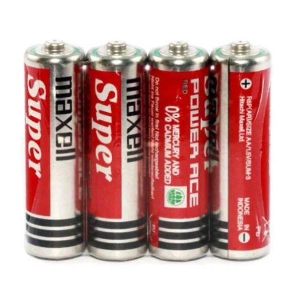 THÙNG PIN PIN TIỂU AA 1.5v MAXELL SUPER R6P(AR) 4P (4 VIÊN) - HÀNG CHÍNH HÃNG