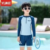  T14 - Set bơi bé trai tay dài quần short GREAT 