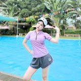  S2 - Set bơi nữ tay ngắn cao cấp Swimbros 