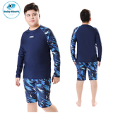  T64 - Set bơi bé trai tay dài - tay ngắn bé trai Sport 30kg -80kg 