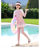  G11 - Set bơi tay dài - quần dài váy cho bé gái - Baby shark shop 