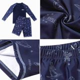  T38 Set Bơi QCCC bé trai tay dài quần ngố 