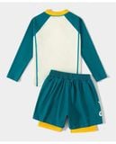  T14 - Set bơi bé trai tay dài quần short GREAT 