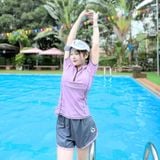  S2 - Set bơi nữ tay ngắn cao cấp Swimbros 