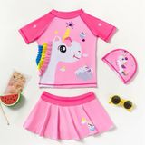  Set bơi rời váy unicorn 3D 