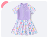  Set bơi liền váy bé gái QCCC KIND 