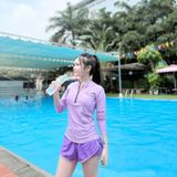  S7 - Set bơi nữ tay dài cao cấp Swimbros 