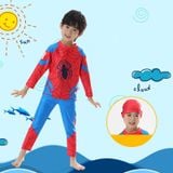  T16 - Set bơi bé trai tay dài quần dài siêu nhân nhện 