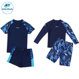  T64 - Set bơi bé trai tay dài - tay ngắn bé trai Sport 30kg -80kg 