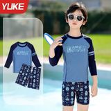  T50 - Set bơi bé trai Tay dài quần đùi QCCC 