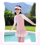  G11 - Set bơi tay dài - quần dài váy cho bé gái - Baby shark shop 