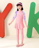  G5 - Set bơi QCCC tay dài váy SMILE 