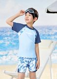  T80 - Set bơi tay ngắn quần đùi bé trai 