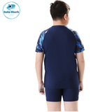  T64 - Set bơi bé trai tay dài - tay ngắn bé trai Sport 30kg -80kg 