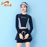  Set bơi QCCC tay dài croptop 