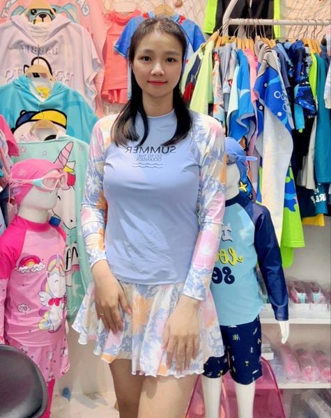 G99 - Set bơi tay dài váy