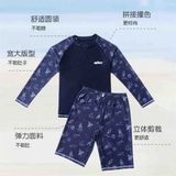  T38 Set Bơi QCCC bé trai tay dài quần ngố 