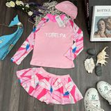  G83 - Set bơi cao cấp tay dài váy 