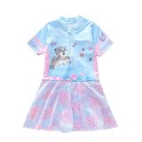  Bơi liền váy thông hơi bé gái 