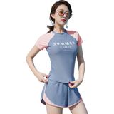 Set bơi nữ tay đùi quần đùi SUMMER COOL 