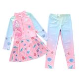  G45 - Set bơi QCCC tay dài váy kèm quần dài 