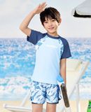  T80 - Set bơi tay ngắn quần đùi bé trai 