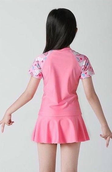 G1 - Bơi rời váy unicorn hồng