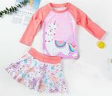  Set bơi tay dài lạc đà alpaca - cam 