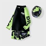  Set bơi QCCC đen khủng long 