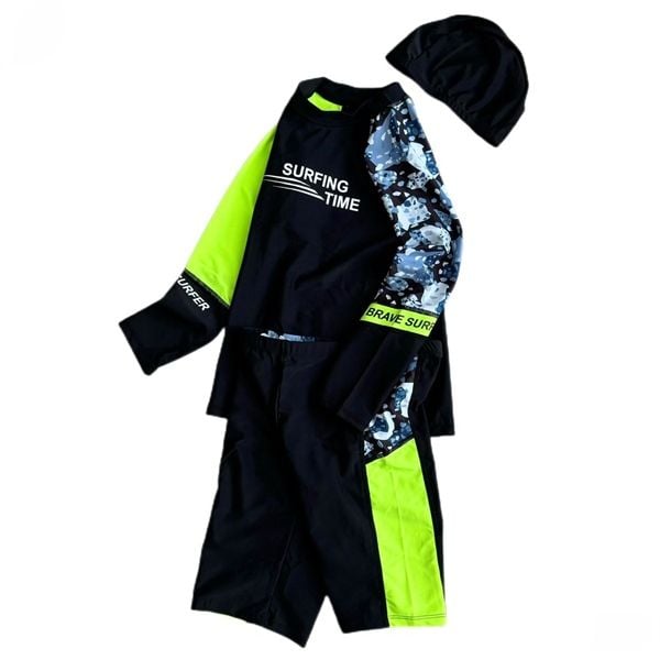 T12 - Set Bơi Bé Trai Huỳnh Quang - Phong Cách Hàn Quốc