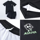  T48 - Set bơi tay đùi bé trai QCCC - đen 