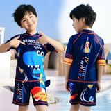  Bơi rời quần khủng long xanh than (kèm nón bơi) 